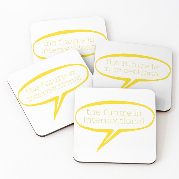 Item preview, The Future Is Intersectional - Yellow designed and sold by designsbynic.