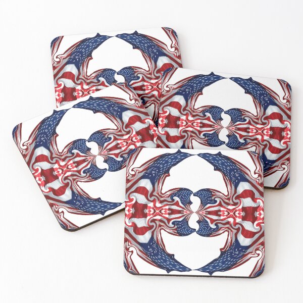 Item preview, American Flag Polar Coordinate Abstract 1 designed and sold by Artist4God.