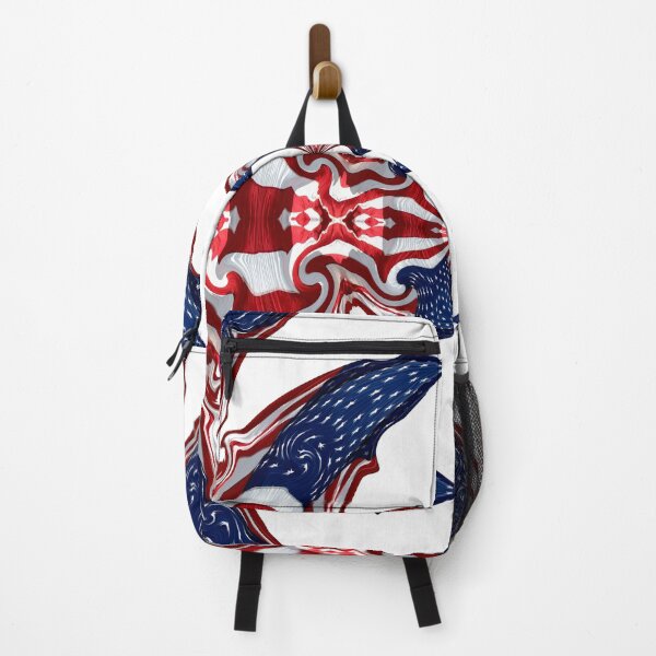 Item preview, American Flag Polar Coordinate Abstract 1 designed and sold by Artist4God.