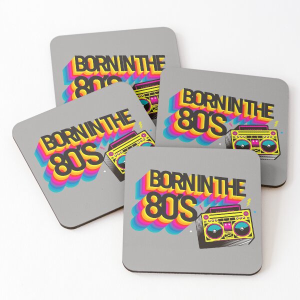 Item preview, Born In The 80s Retro t-shirt designed and sold by Músico Ilustre.