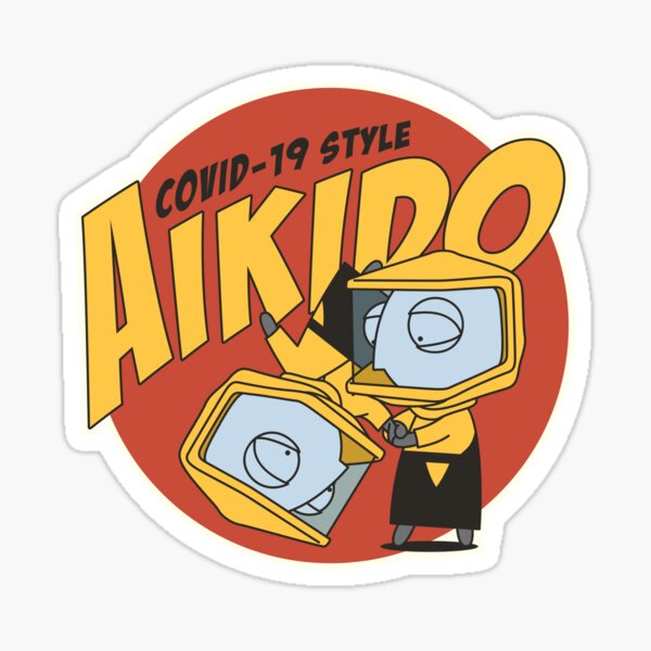 Corona Safe Aikido Sticker
