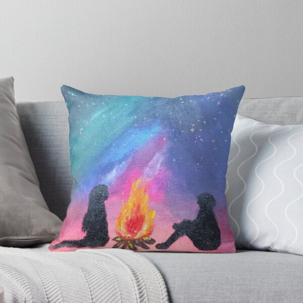 Item preview, Lovers under the Starry Night (Oil Painting) designed and sold by CreativityRoams.