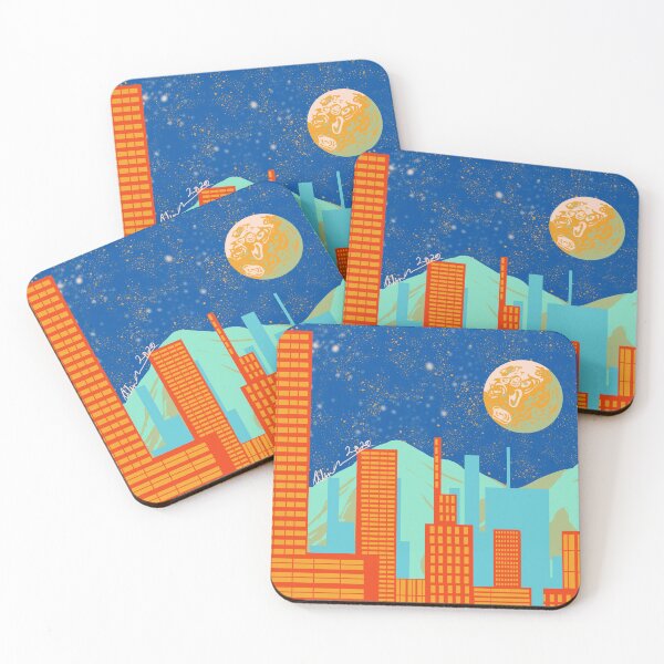 Item preview, Mountain City Skyline designed and sold by CodeMonkeyArts.
