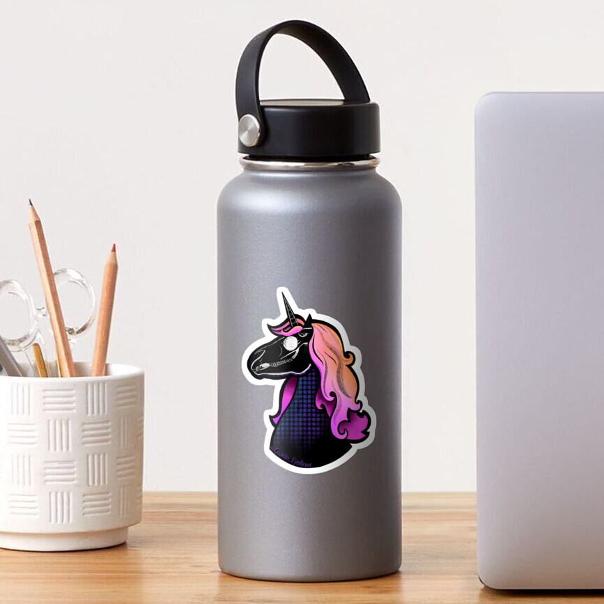 "Unicorn XRay" Sticker for Sale by CaptainEyeliner Redbubble