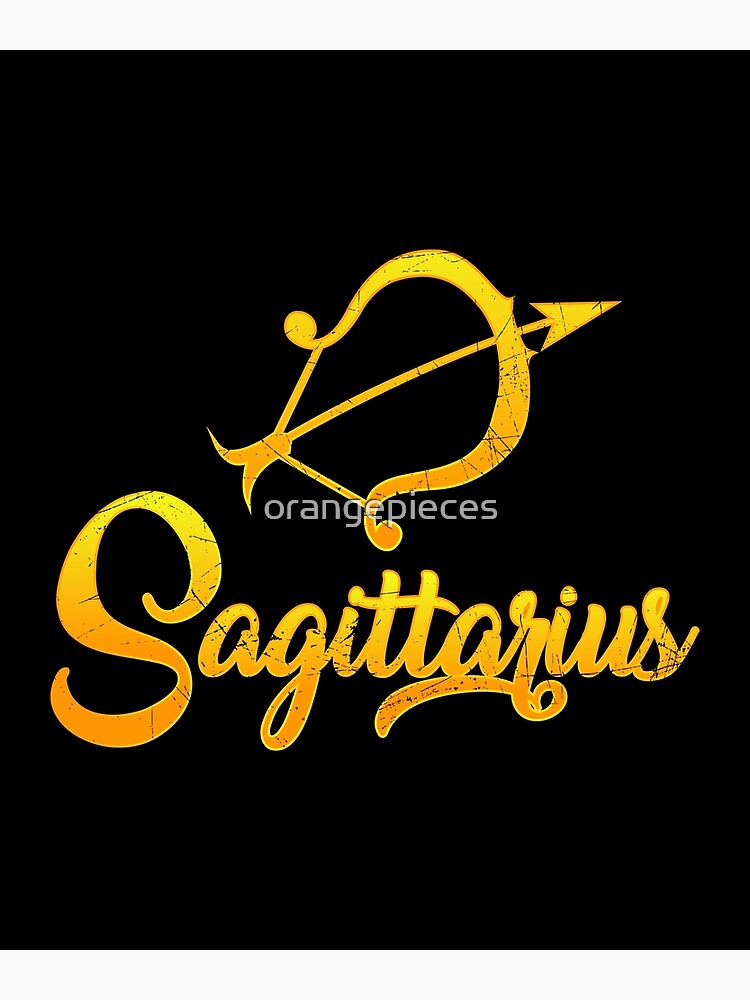 Vintage Sagittarius Zodiac Sign Retro Horoscope Birthday Gift Idea