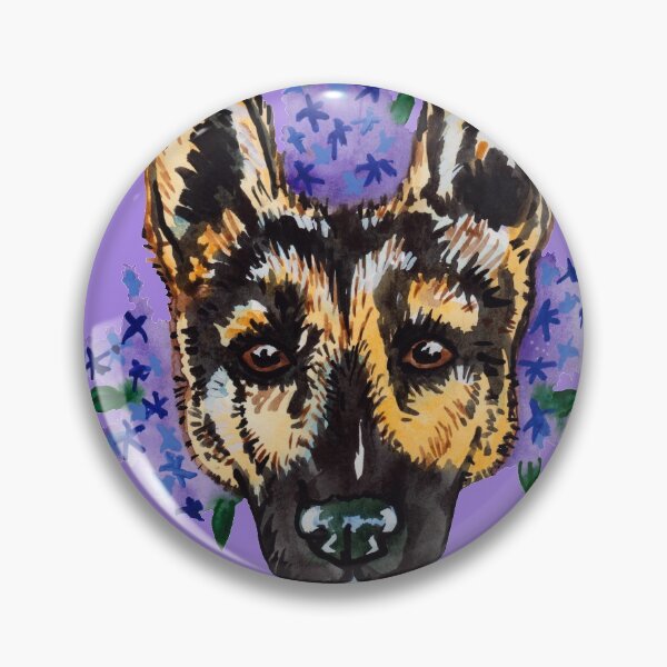 Item preview, Watercolor German shepherd dog designed and sold by susserain.