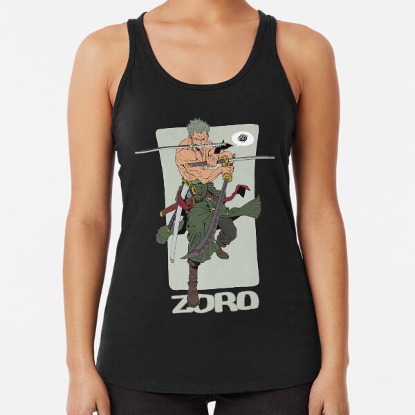 One Piece Zoro The Swordsman Racerback Tank Top
