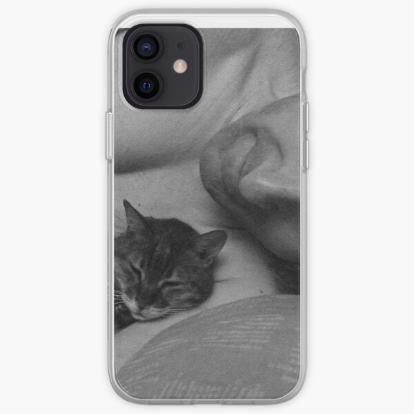 Cat nap with daddy's girl iPhone Soft Case