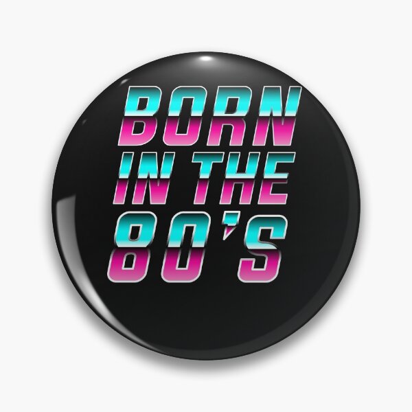 Item preview, Born In The 80s Retro t-shirt designed and sold by Músico Ilustre.