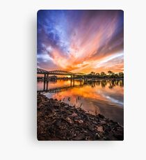 By the Riverside Canvas Print