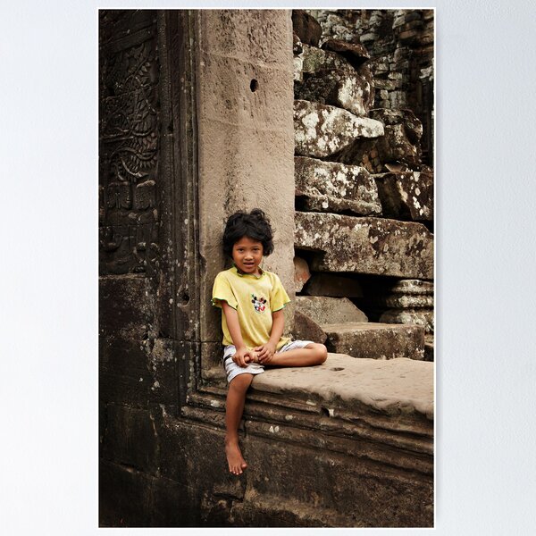 Item preview, Cambodia - Angkor - Bayon Temple #06 designed and sold by Malcolm Heberle.