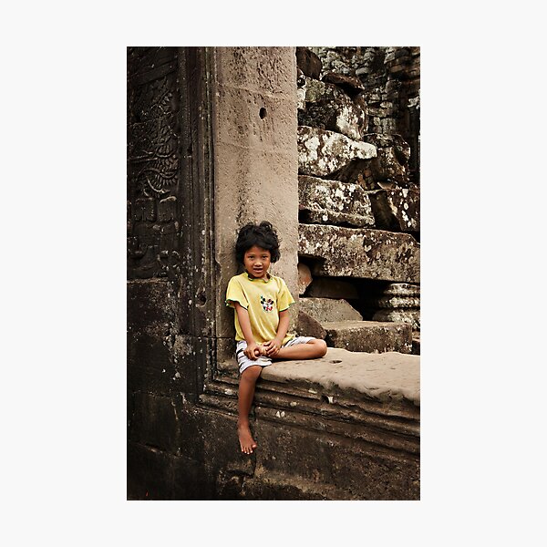 Item preview, Cambodia - Angkor - Bayon Temple #06 designed and sold by Malcolm Heberle.