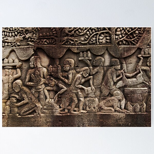 Item preview, Cambodia - Angkor - Bayon Temple  #08 designed and sold by Malcolm Heberle.