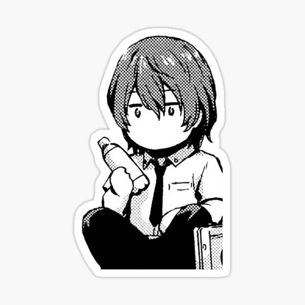 detective sitting Sticker