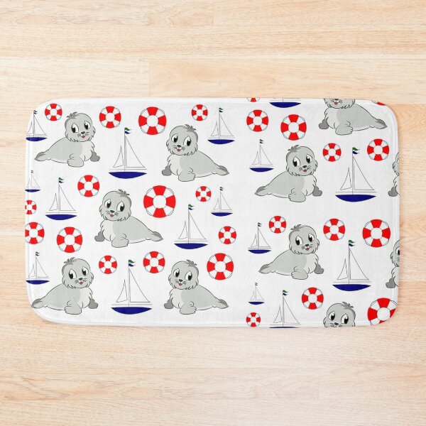 Item preview, Cute Seals And Ships designed and sold by iamdesigns14.