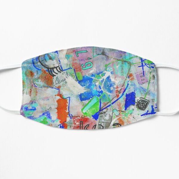 Kea Blue Flat Mask