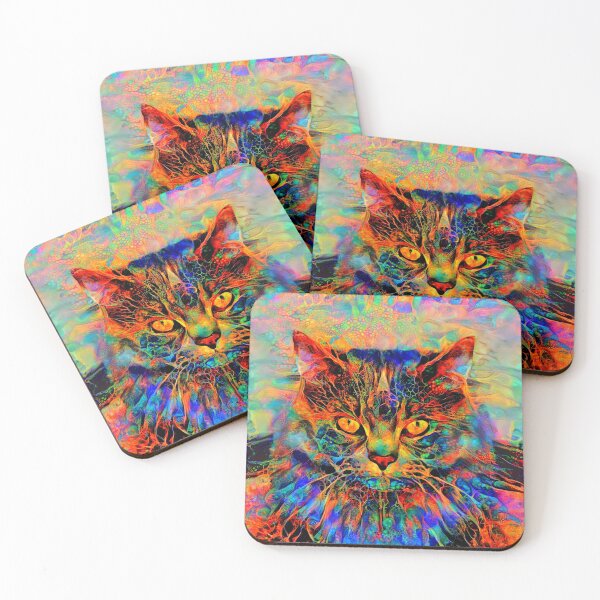 Item preview, Abstractions of abstract abstraction of cat designed and sold by blackhalt.