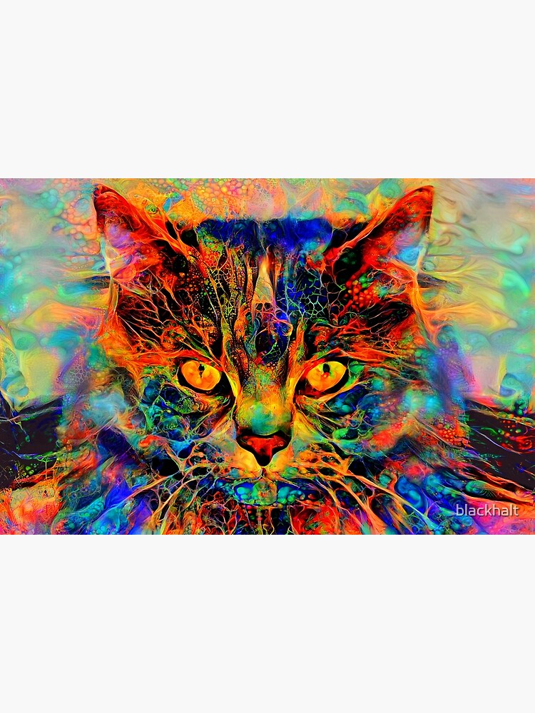 Abstractions of abstract abstraction of cat by blackhalt