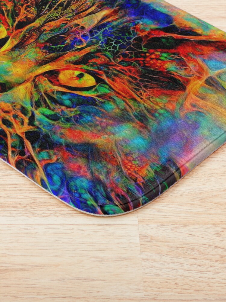 Alternate view of Abstractions of abstract abstraction of cat Bath Mat