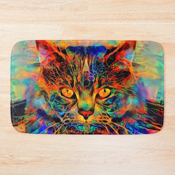 Item preview, Abstractions of abstract abstraction of cat designed and sold by blackhalt.