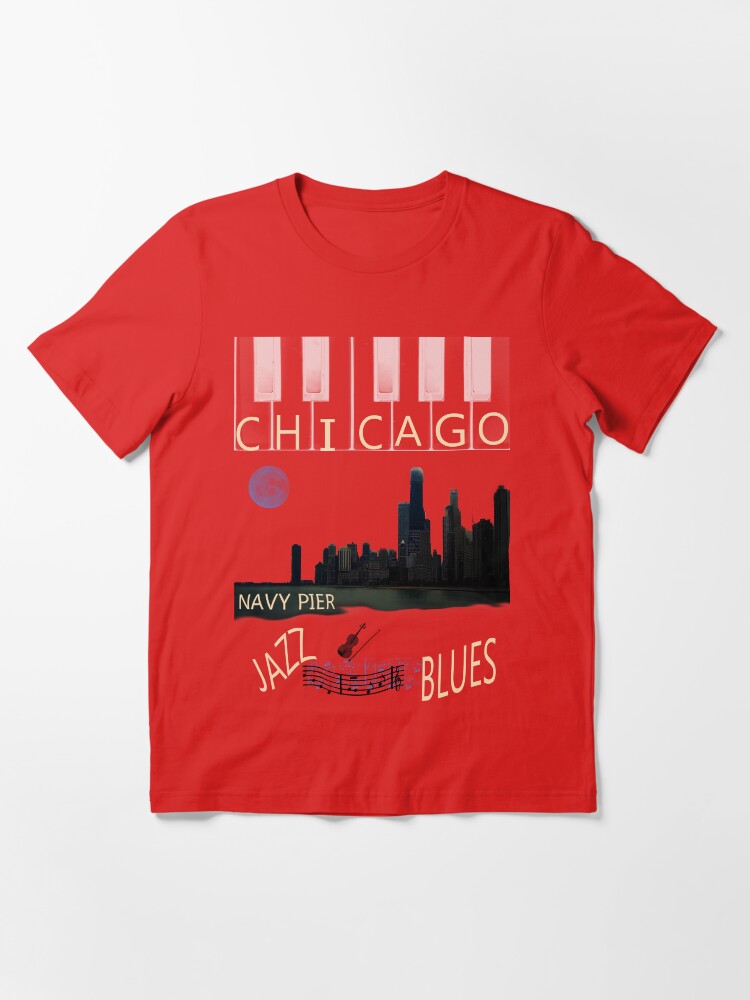 "CHICAGO SKYLINE TEE" Tshirt for Sale by Spiritinme Redbubble