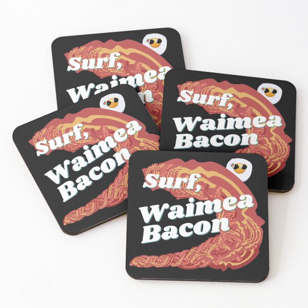 Item preview, Surf Waimea Bacon. Funny Surfing Food Pun. designed and sold by shirtdan.