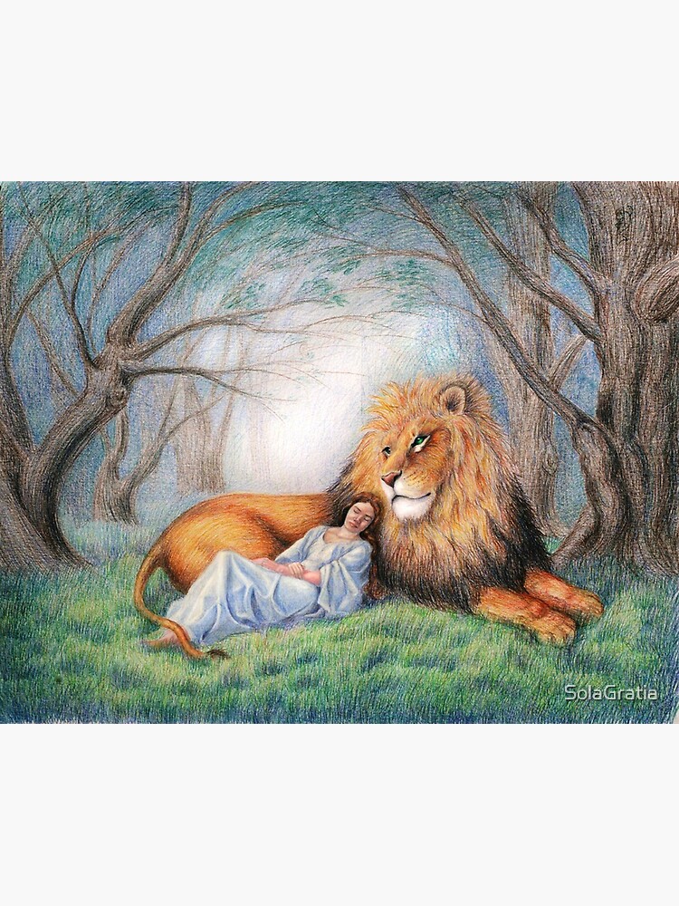 Narnia - Aslan Art Print for Sale by kixbaxrelax