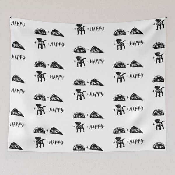Item preview, Tacos + Pizza + Dog = Happy designed and sold by idovedesign.