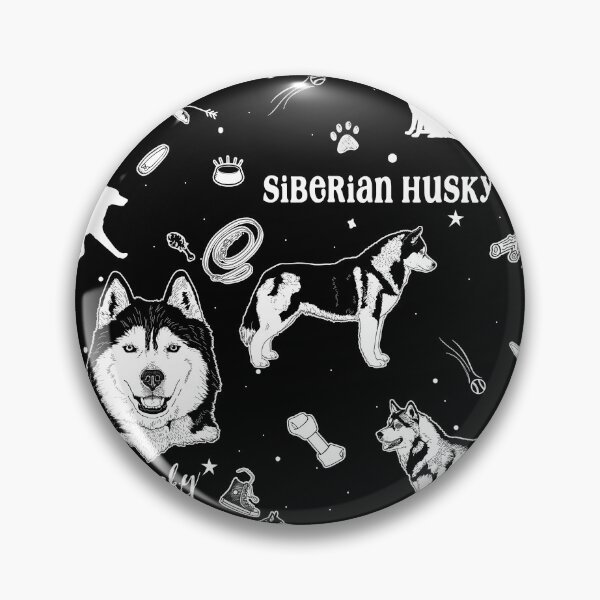 Item preview, Siberian Husky Art Pattern designed and sold by aheadgraphics.