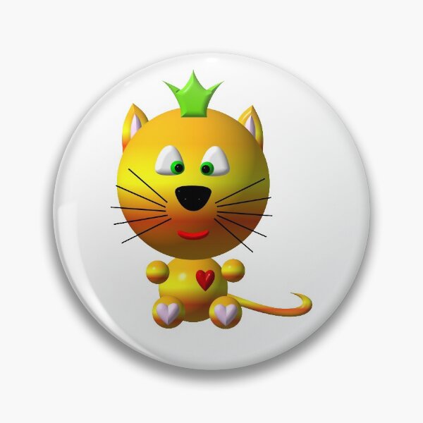 Item preview, Cute cat wearing a crown designed and sold by Artist4God.