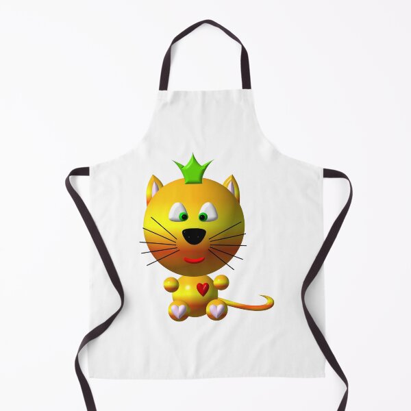 Item preview, Cute cat wearing a crown designed and sold by Artist4God.