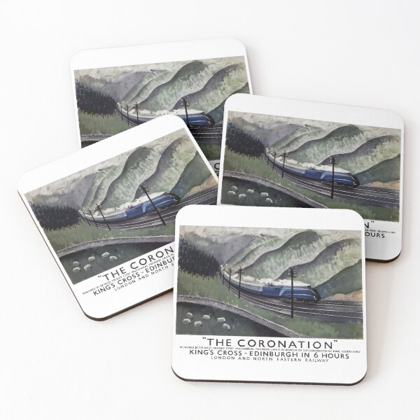 Item preview, Railway Poster The Coronation designed and sold by stickart-marek.