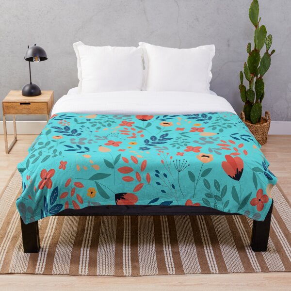 Item preview, Flower with Blue Background designed and sold by Luvteeshop.
