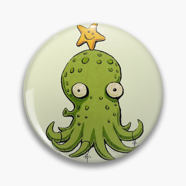 Item preview, Christmas cephalopod designed and sold by Richard Morden.