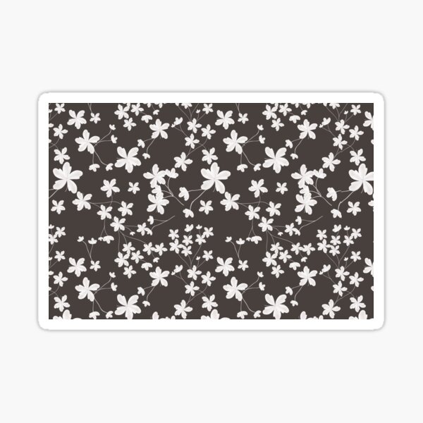 Artikel-Vorschau von Minimales Schwarzweiss-Aquarellblumenmuster, designt und verkauft von baligaia.