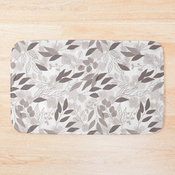 Item preview, Hand drawn black and white watercolour floral pattern  designed and sold by baligaia.