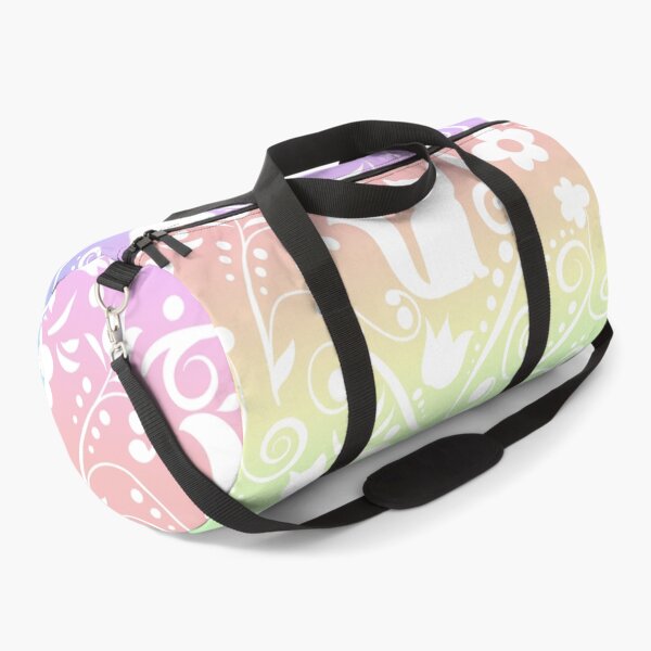 Item preview, Cat and Flowers - Pastel Rainbow designed and sold by CreativityRoams.