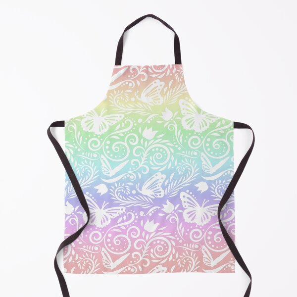 Item preview, Butterfly and Flower - Pastel Rainbow designed and sold by CreativityRoams.