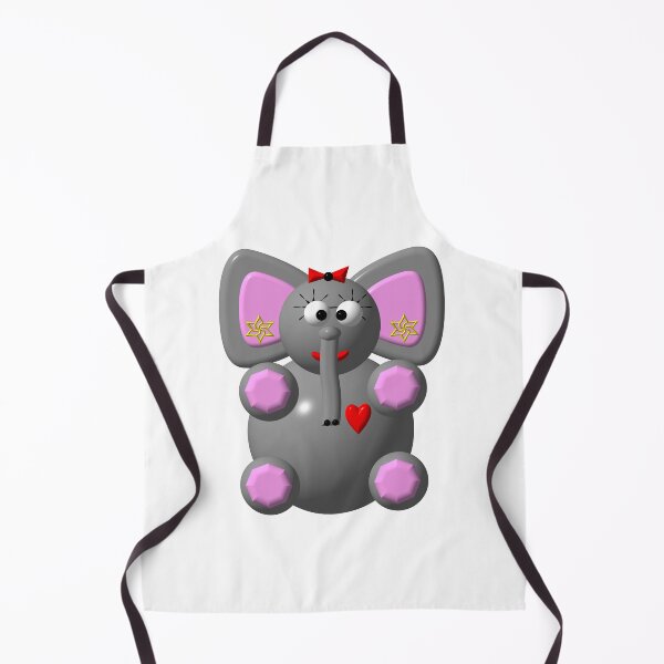 Item preview, Cute elephant wearing earrings designed and sold by Artist4God.
