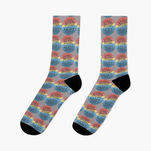 Item preview, Choose Happy | Quote On Retro Lines designed and sold by CarlosAlberto.