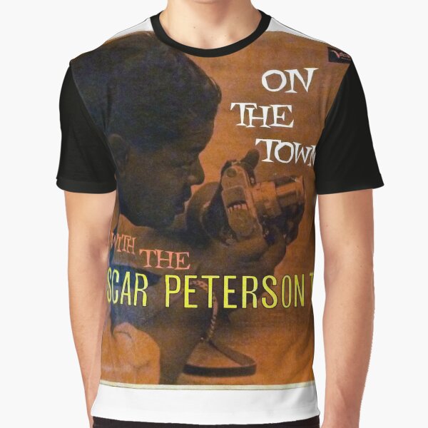 The Oscar Peterson Trio, On The Town With The Oscar Peterson Trio 1958 Hard Bop Graphic T-Shirt