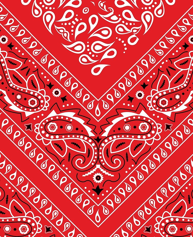 Salón pesadilla Saturar Funda y vinilo para iPad «Patrón de pañuelo rojo» de jenni-fer | Redbubble