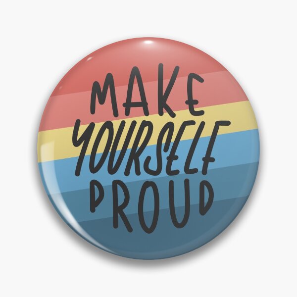 Item preview, Make Yourself Proud | Retro 70s Lines Quote designed and sold by CarlosAlberto.