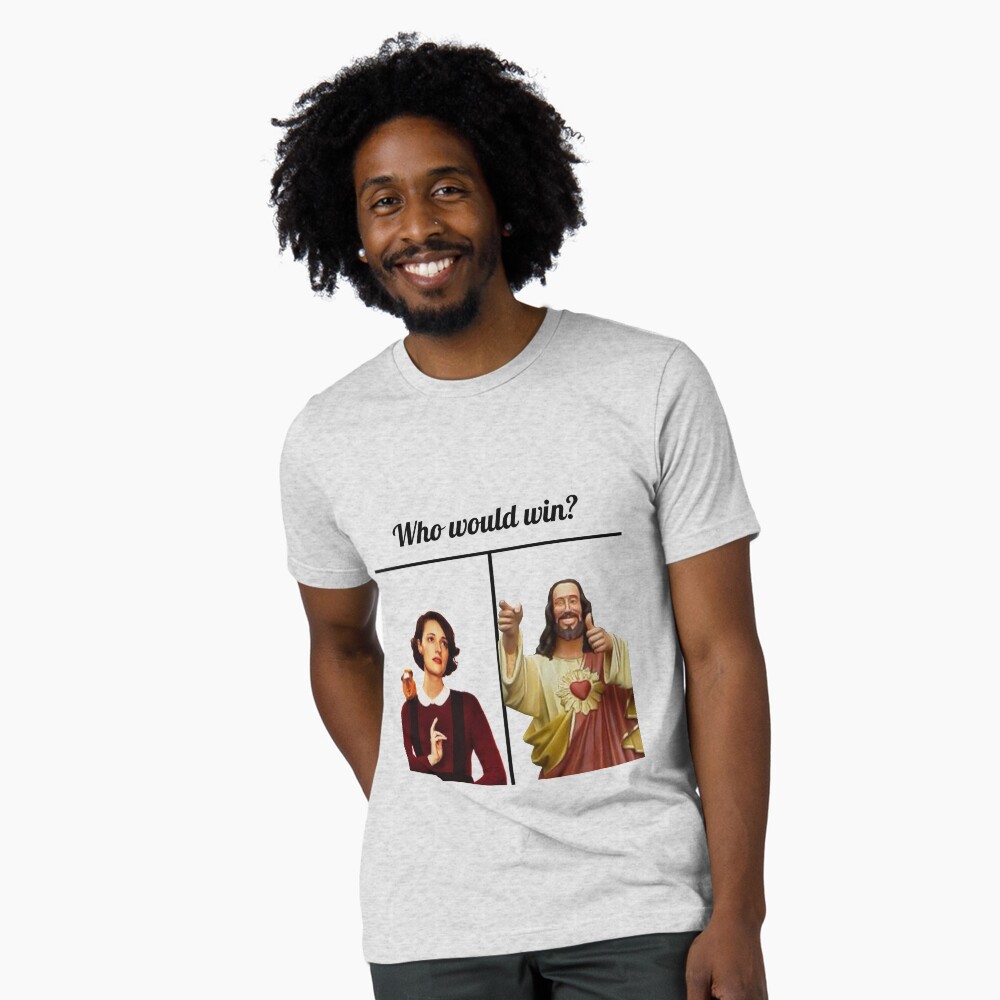 Vista previa del artículo con la obra «Camiseta de tejido mixto», diseñado y vendido por bloomby.