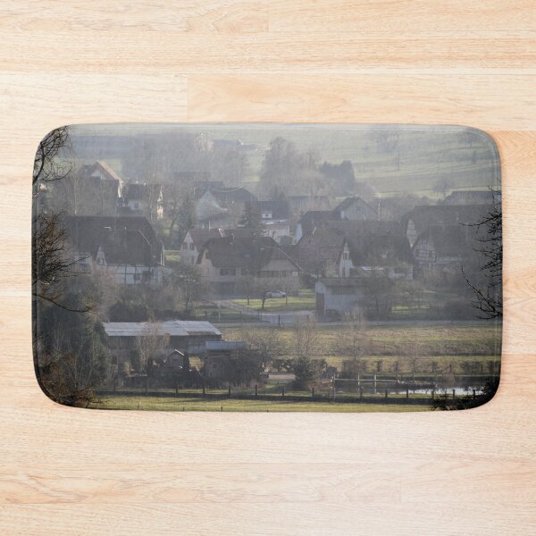 Item preview, Tiny village in the wood mist	 designed and sold by EstelleRossetti.