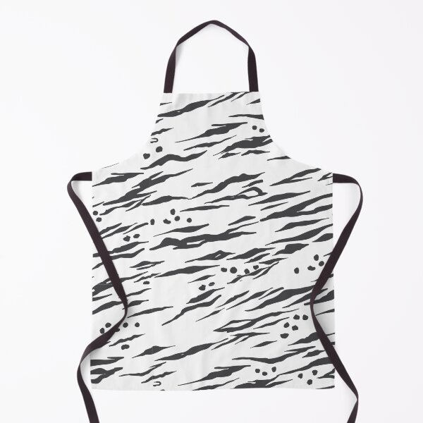 Item preview, Minimal black and white big cat pattern designed and sold by baligaia.
