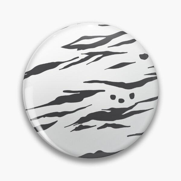 Item preview, Minimal black and white big cat pattern  designed and sold by baligaia.