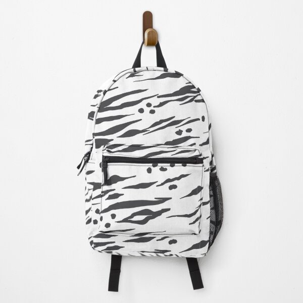 Item preview, Minimal black and white big cat pattern  designed and sold by baligaia.