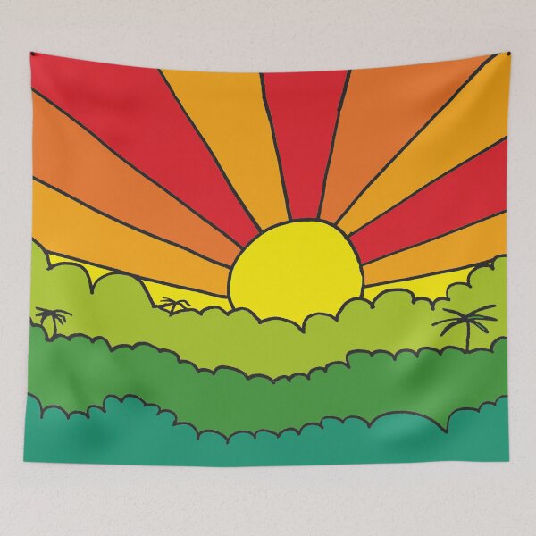 Item preview, Jungle Sunrise designed and sold by Emma Marie Blacker.