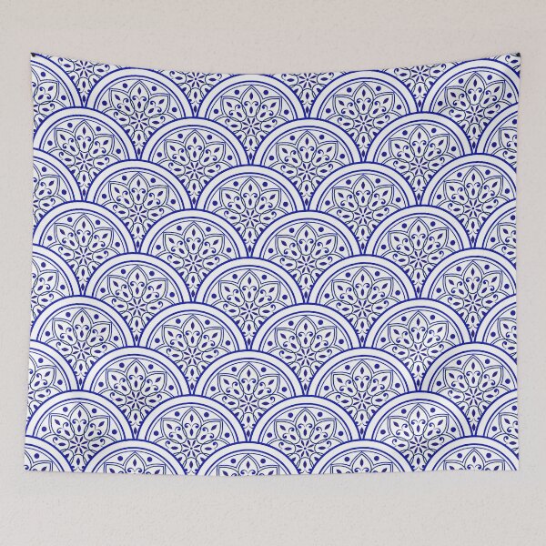 Item preview,  entonces el patrón de cerámica azul blanco es perfecto para ti. Disponible exclusivamente en RedBubble. designed and sold by Raju Nandaniya.